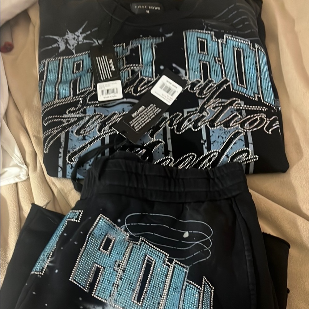 Bold Black and Blue Streetwear Graphic Design